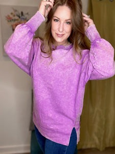Washed Violet Sweatshirt