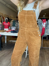 Load image into Gallery viewer, Tan Corduroy Overalls