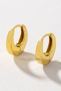 Crescent Moon Gold Earrings