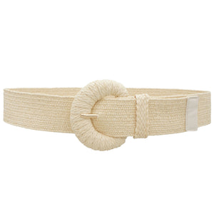 Woven Stretch Half Moon Belts