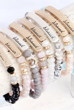 Load image into Gallery viewer, Blessed Glass Stretch Bracelets