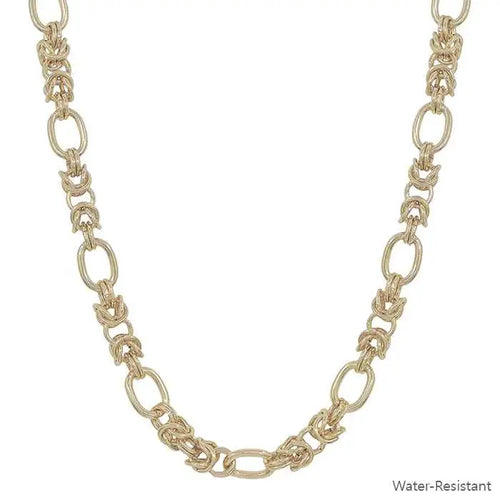 Gold Open Link Chunky Necklace