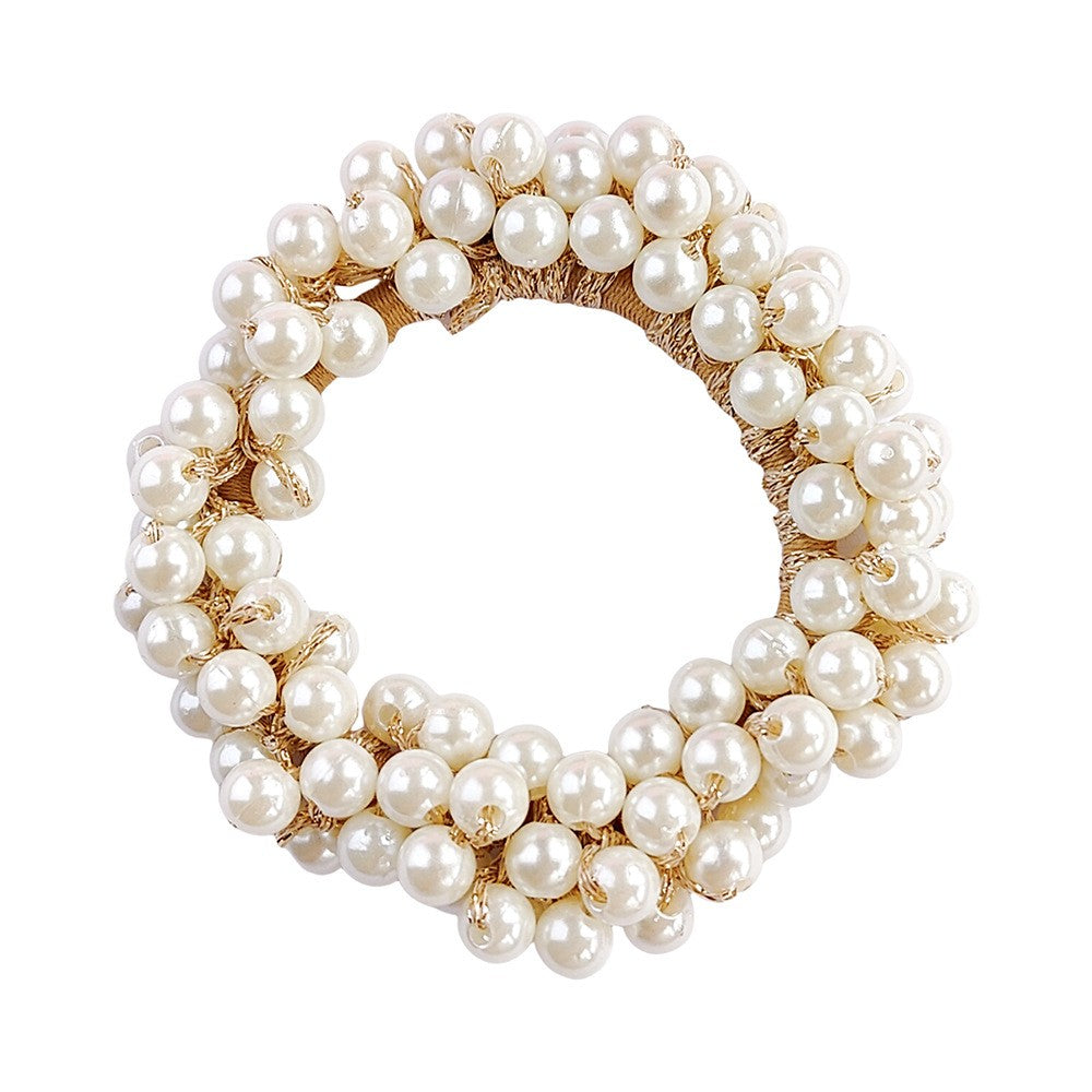 Gold Pearl Hair Coils