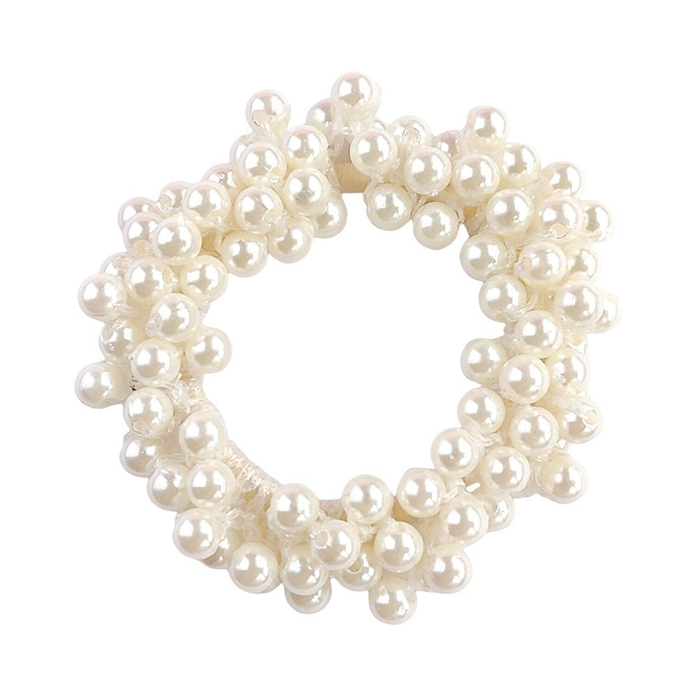 Off White Pearl Hair Coils