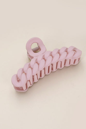 Lilac Matte Chain Claw Clip