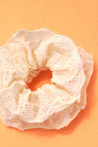 Off White Large Vintage Scrunchie
