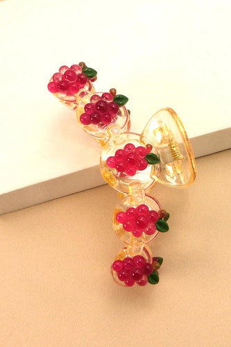 Grape Summer Claw Clip