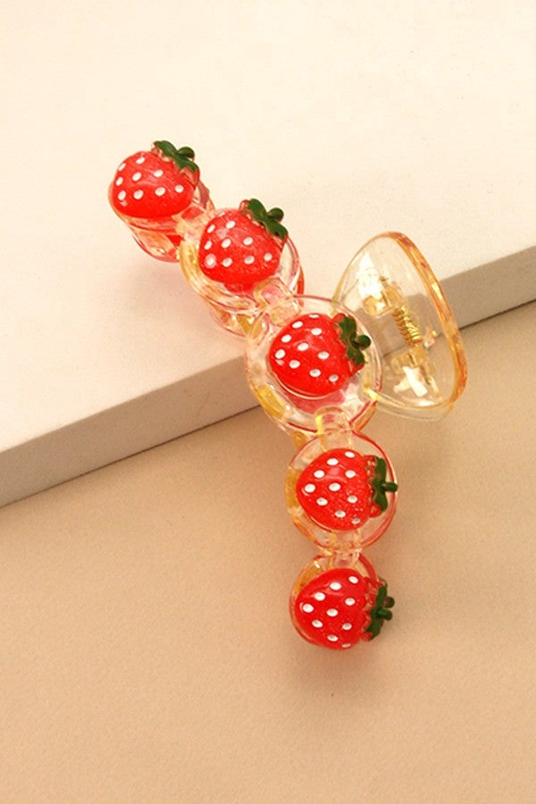 Strawberry Summer Claw Clip