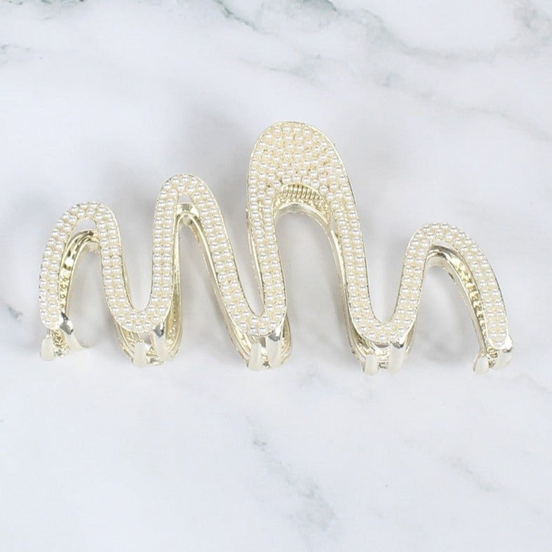 Squiggle Hair Claw Clips