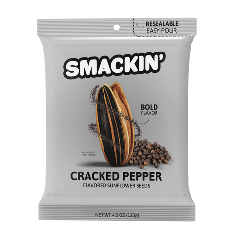 SMACKIN' Sunflower Seeds - Cracked Pepper