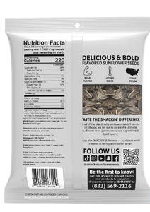 SMACKIN' Sunflower Seeds - Cracked Pepper