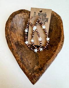 Navajo Teardrop Star Earrings