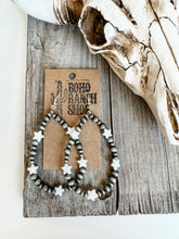 Load image into Gallery viewer, Navajo Teardrop Star Earrings