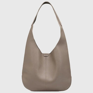 Grey Large Bucket Shoulder Bag
