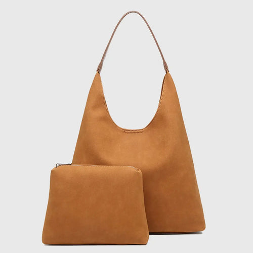 Golden Tan Large Tote Bag
