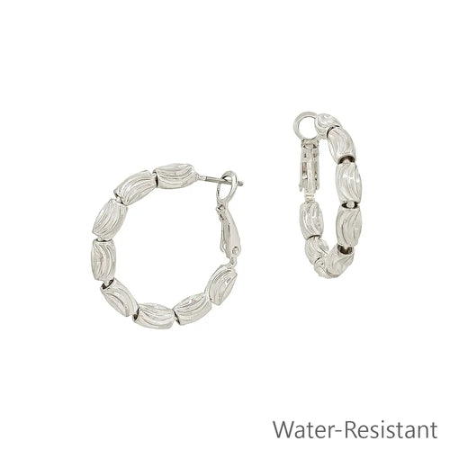 Silver Oval Bead 1