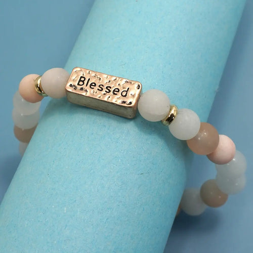 Blessed Natural Stone Bracelet