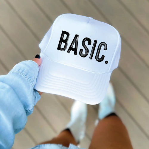 Basic White Trucker Hat