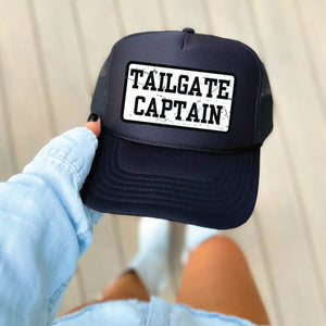 Tailgate Captain Black Trucker Hat
