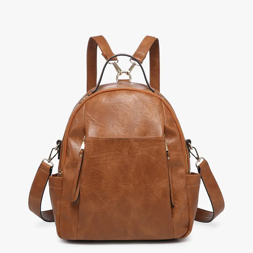 Brown Convertible Backpack