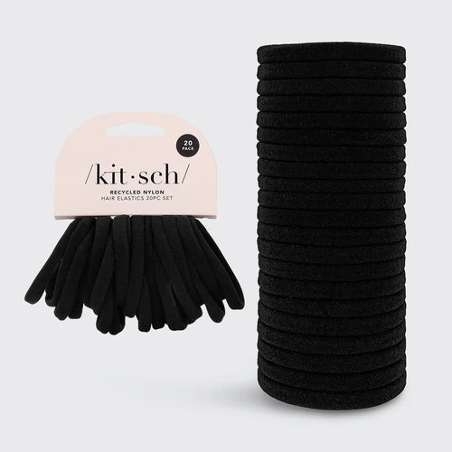 Kitsch Black Elastic 20pc Set