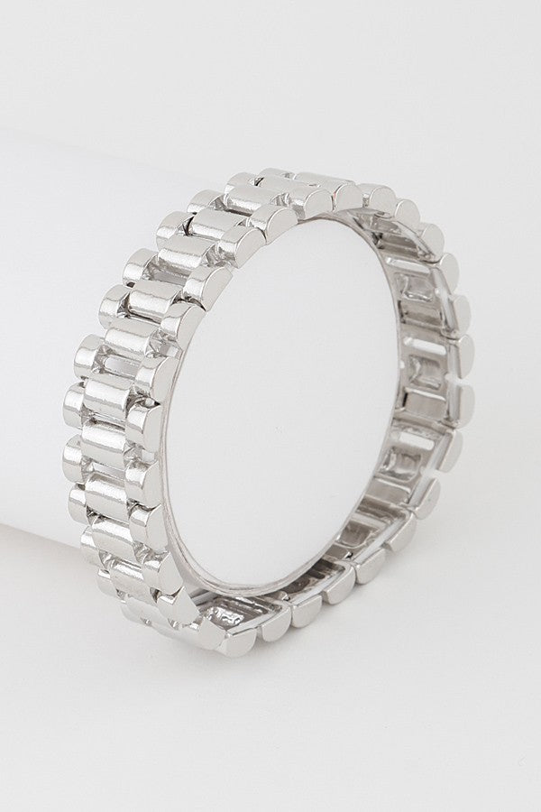 Silver Box Chain Bracelet