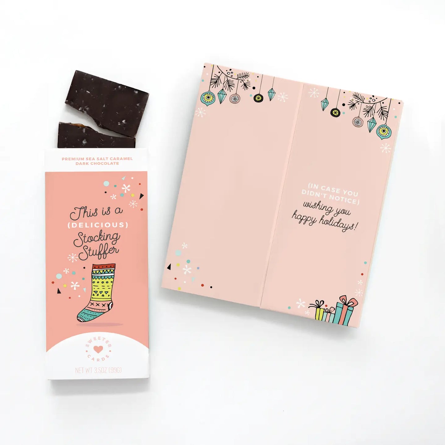 Stocking Stuffer Chocolate Greeting Card