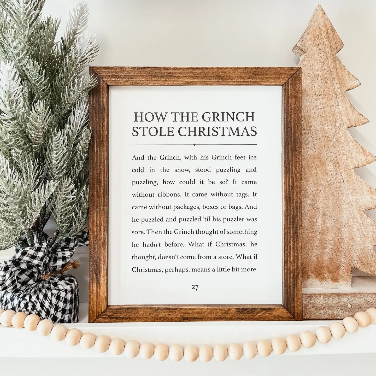 How The Grinch Stole Christmas Framed Art