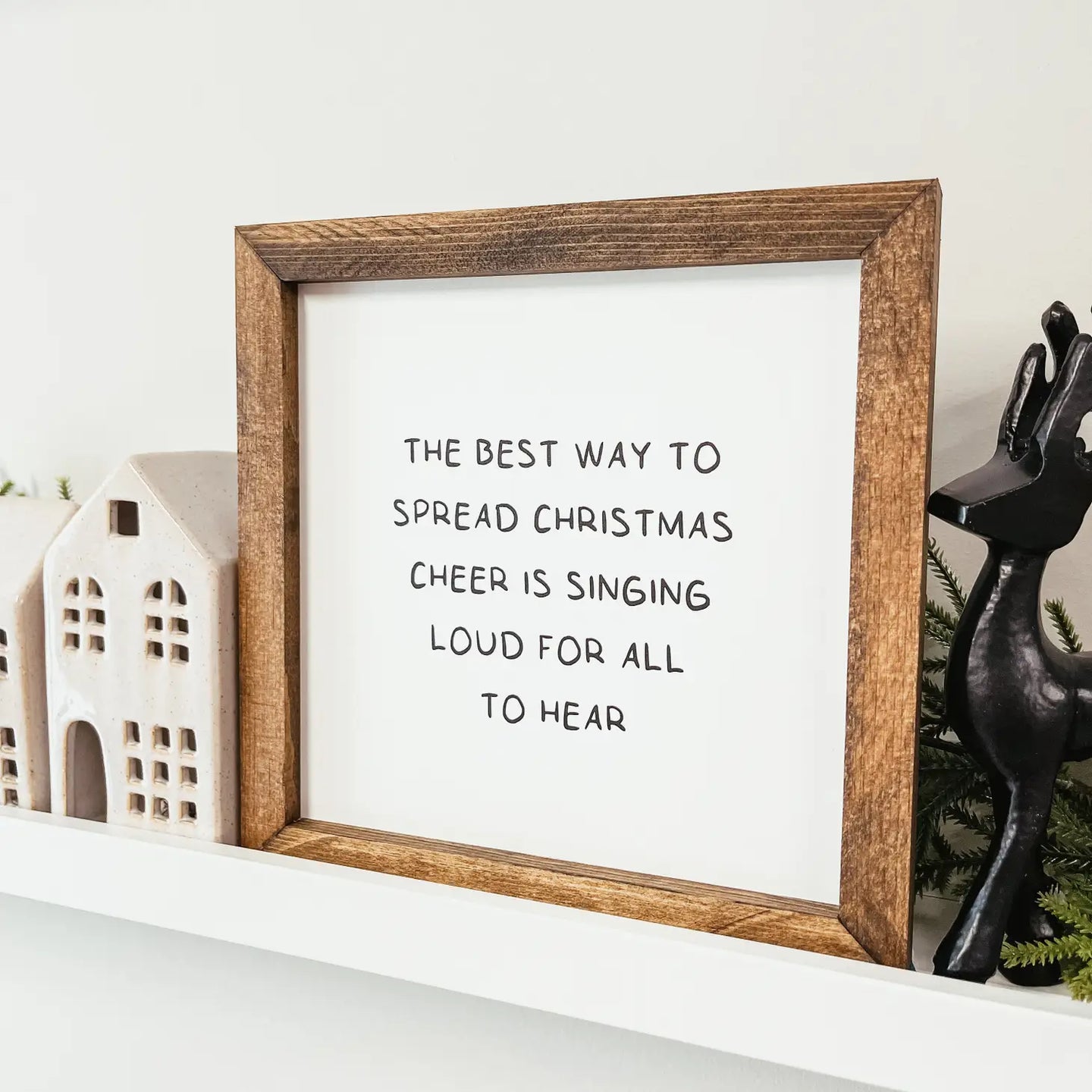 Spread Christmas Cheer Framed Art