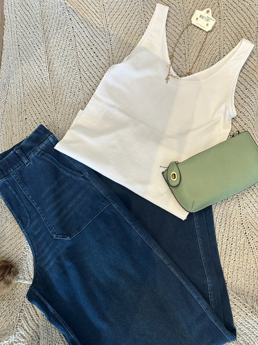 White Double Sided Tank