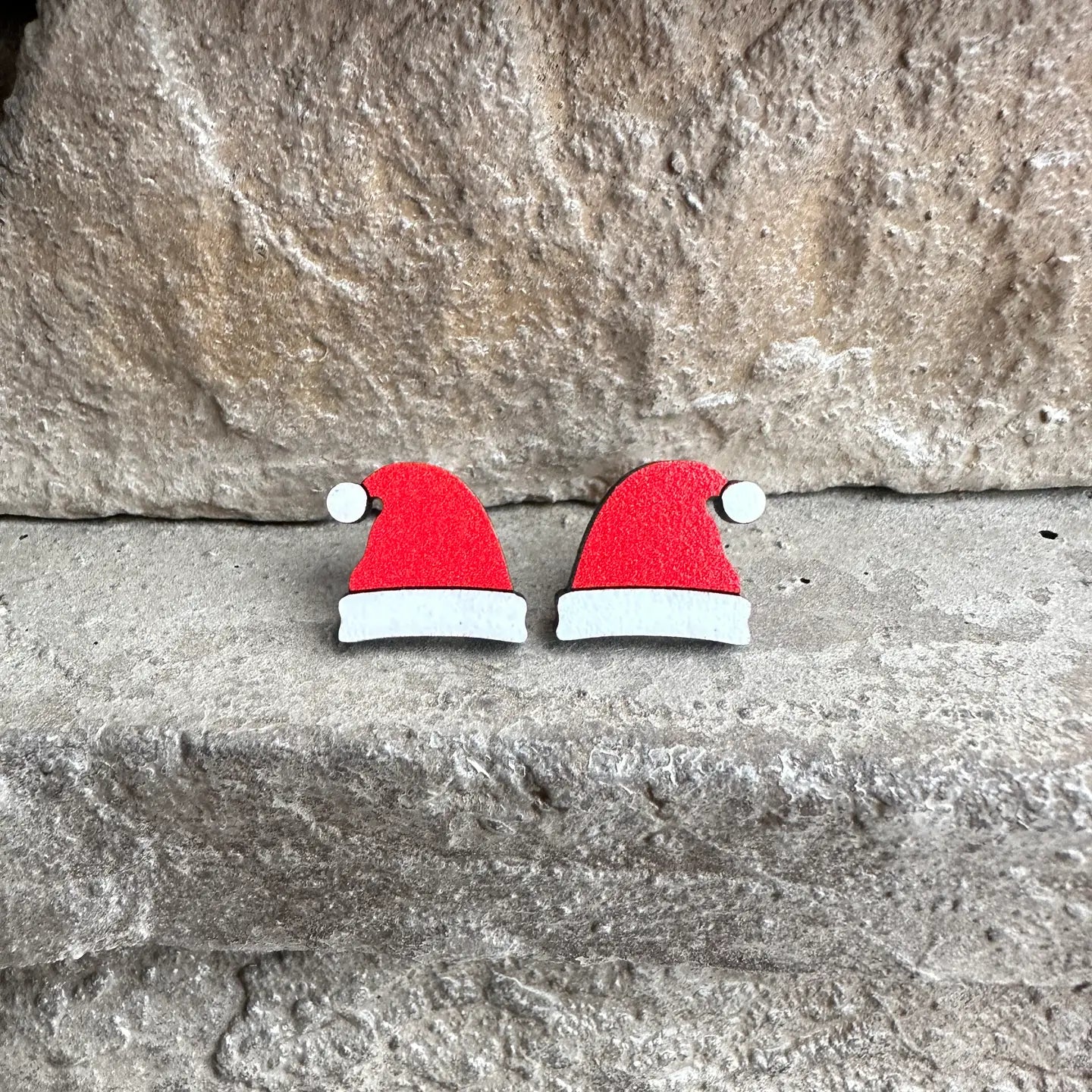 Red Santa Hat Earrings