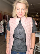 Load image into Gallery viewer, Blush Pink Puffer Vest
