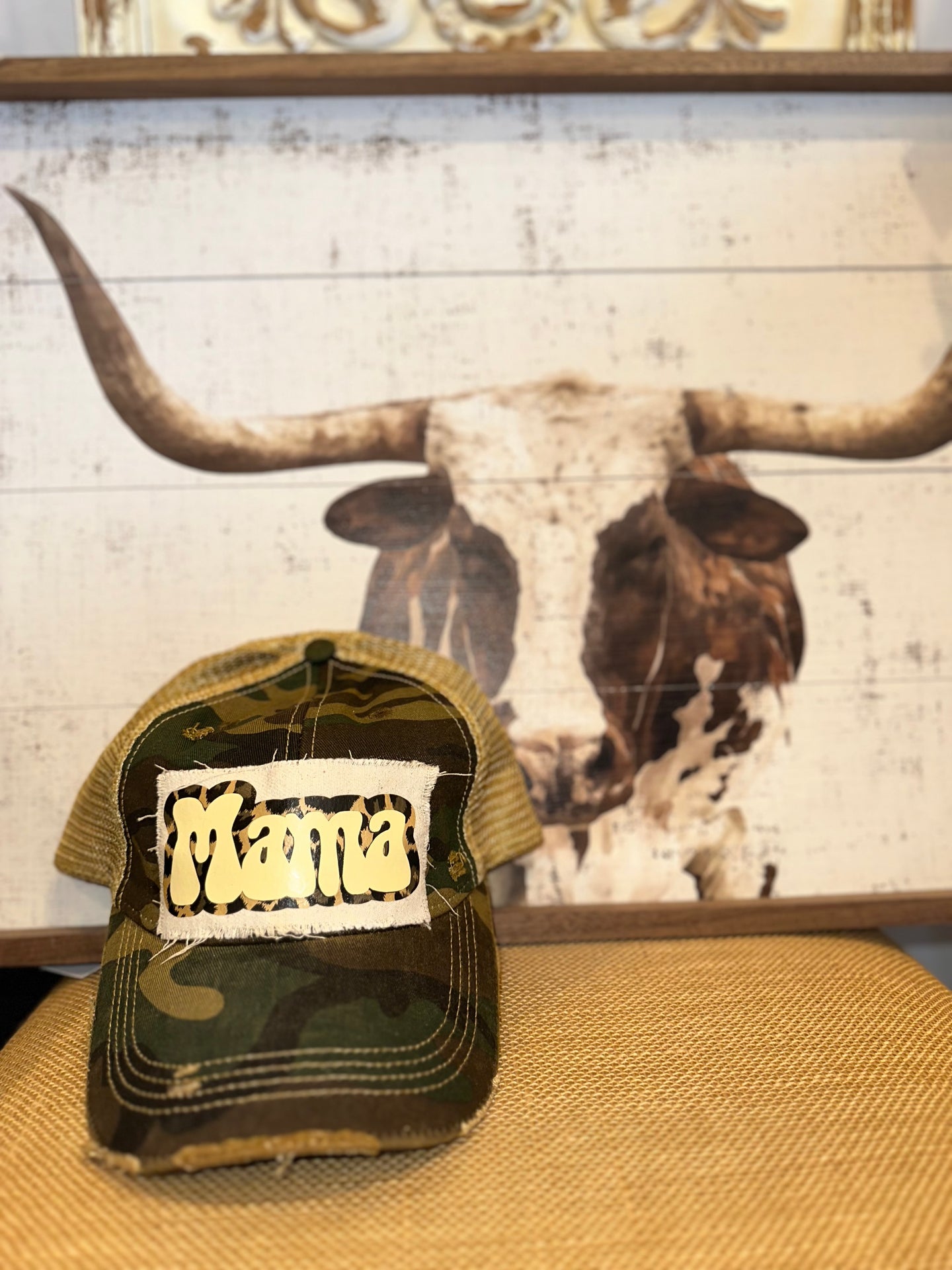 Mama Camo Mesh Cap