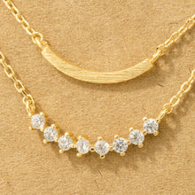 Load image into Gallery viewer, Gold Layered Bar Necklace