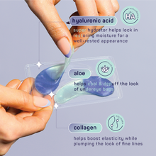 Load image into Gallery viewer, Hydrating Eye Patches | Hyaluronic Acid &amp; Aloe | 8 Pack