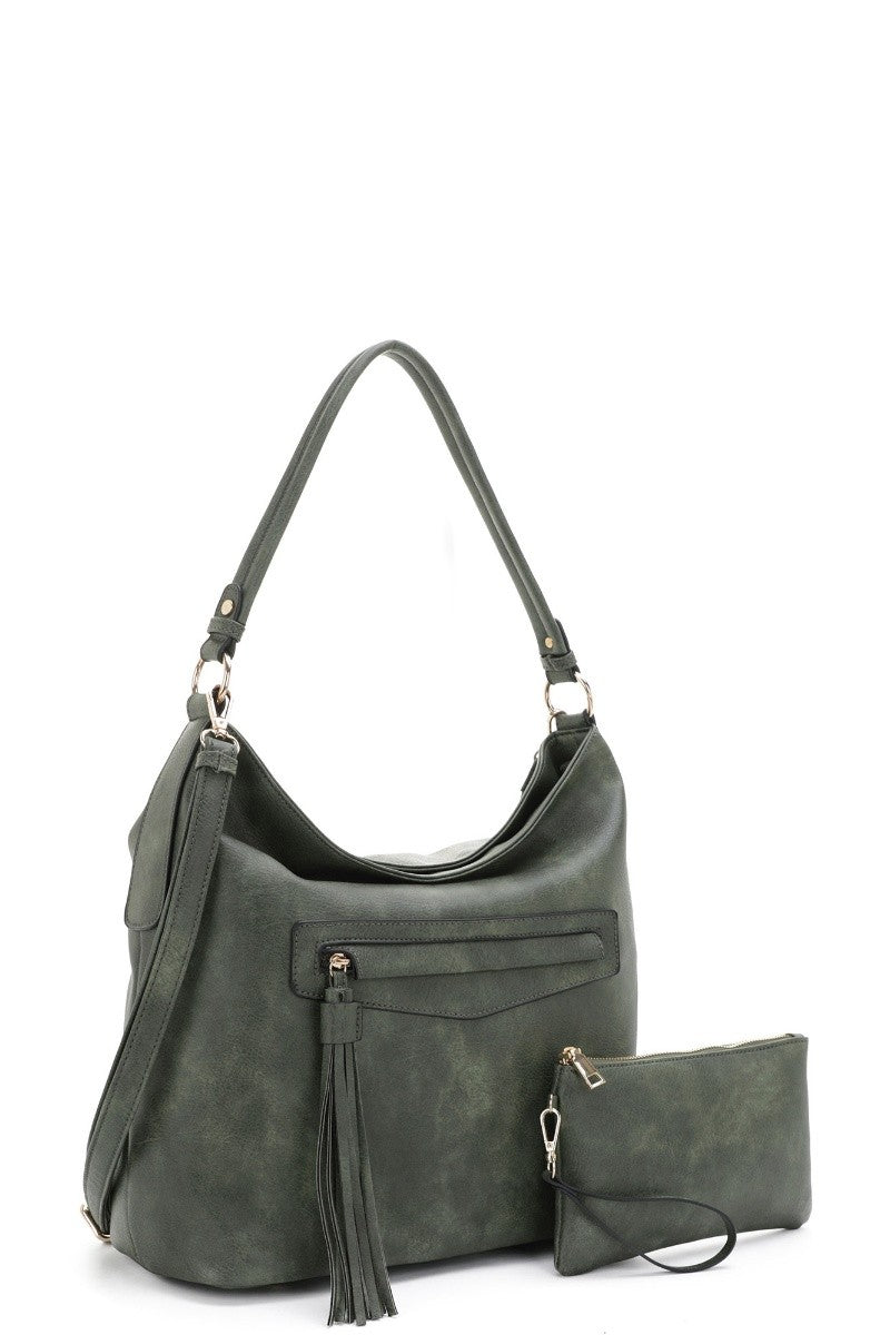 Olive 2-in-1 Hobo Bag Set