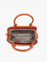 Load image into Gallery viewer, Cherry Red Classic Satchel Handbag