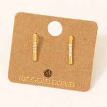 Load image into Gallery viewer, Gold Dipped Studded Earrings