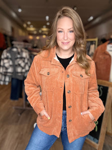 Spice Corduroy Sherpa Jacket