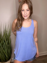 Load image into Gallery viewer, Spring Blue Round Neck Tank