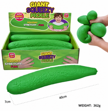 Load image into Gallery viewer, Giant Squeezy Squishy Pickle 🥒