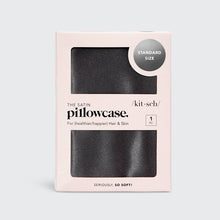 Load image into Gallery viewer, Satin Pillowcase Standard - Charcoal