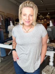 Grey Perfect Short Sleeve Tee