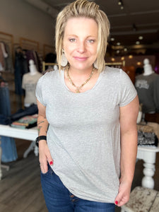 Grey Perfect Short Sleeve Tee