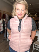 Load image into Gallery viewer, Blush Pink Puffer Vest