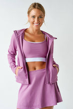 Load image into Gallery viewer, Rosewood Zip-Up Hooded Jacket