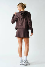 Load image into Gallery viewer, Rosewood Zip-Up Hooded Jacket