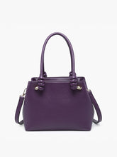 Load image into Gallery viewer, Cherry Red Classic Satchel Handbag