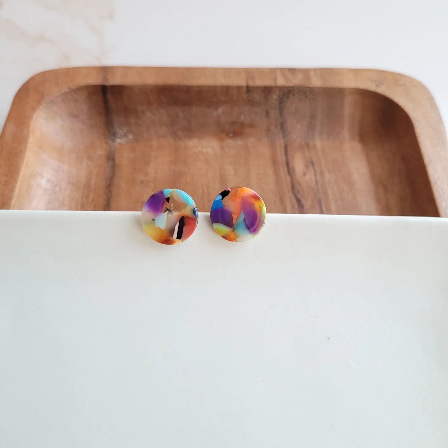 Fiesta Rainbow Studs