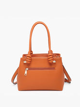 Load image into Gallery viewer, Cherry Red Classic Satchel Handbag